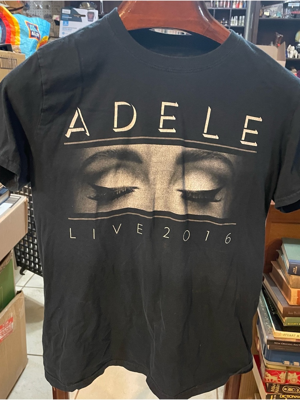 Adele Live 2016 Concert Tour Black Graphic T‑Shirt
